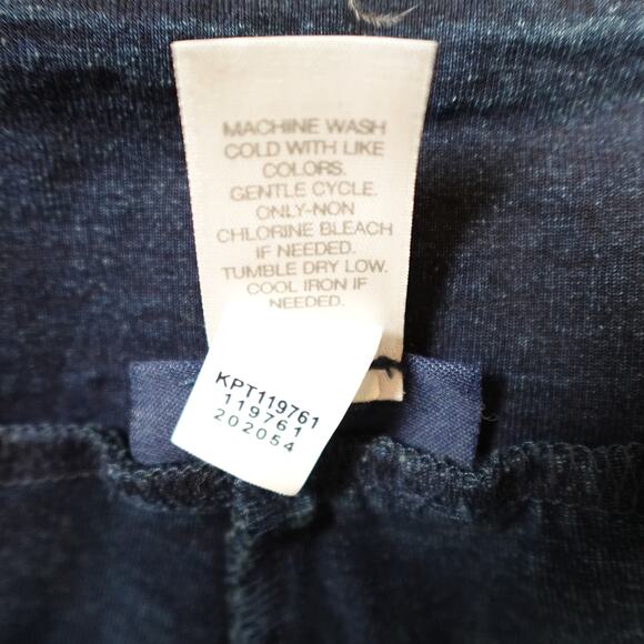 J. Jill Jeans Womens Extra Small Indigo Jeggings Skinny Stretch Blue Cropped 23" - Picture 6 of 10